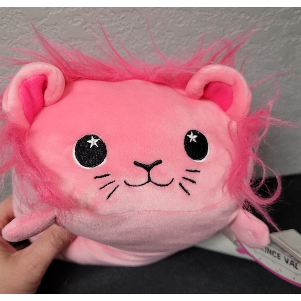 Moosh-Moosh Prince Val Pink Lion Soft Plush Buddy Stuffed Animal